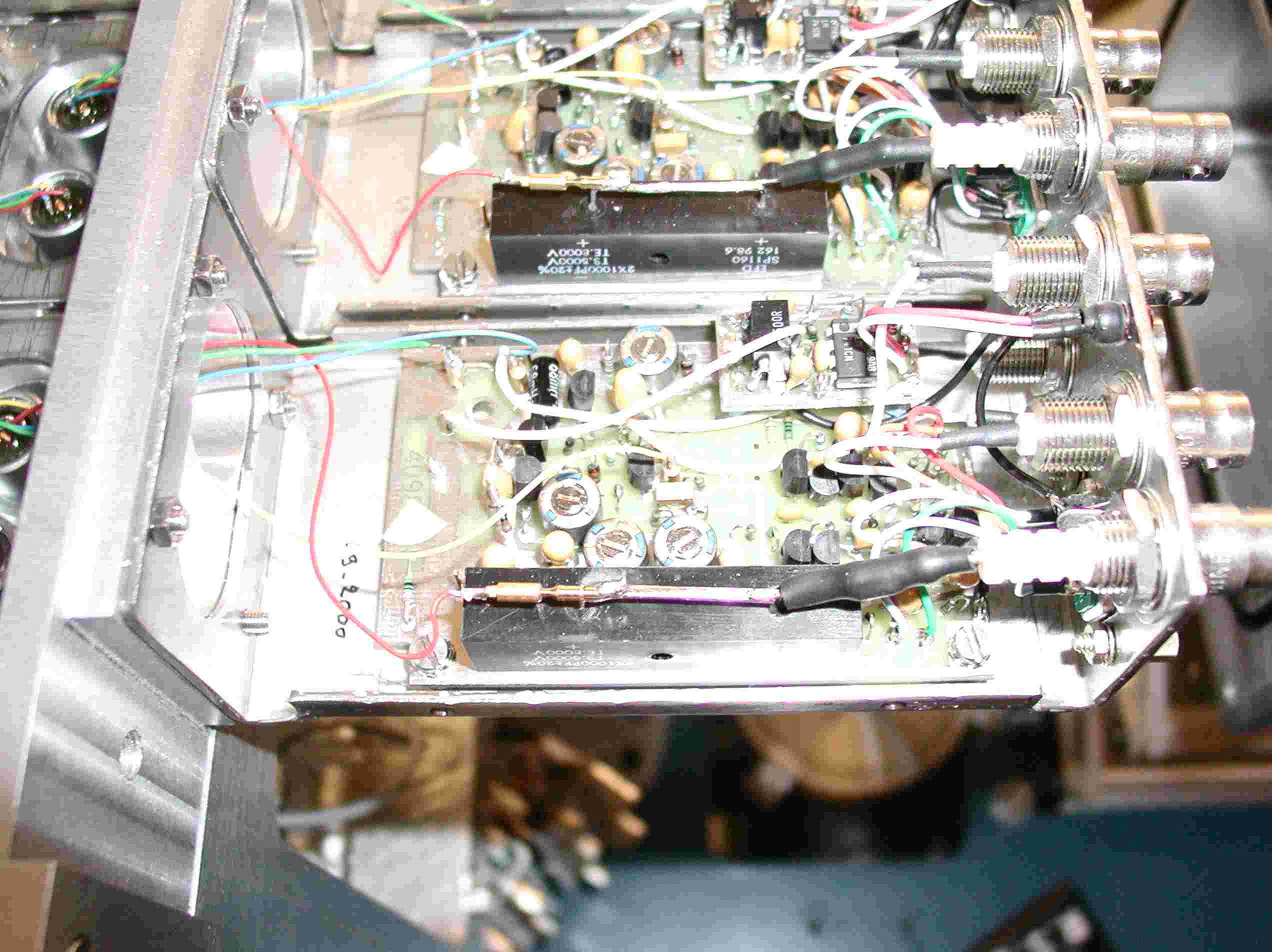 A more detailed view of a PIN diode Preamplifier