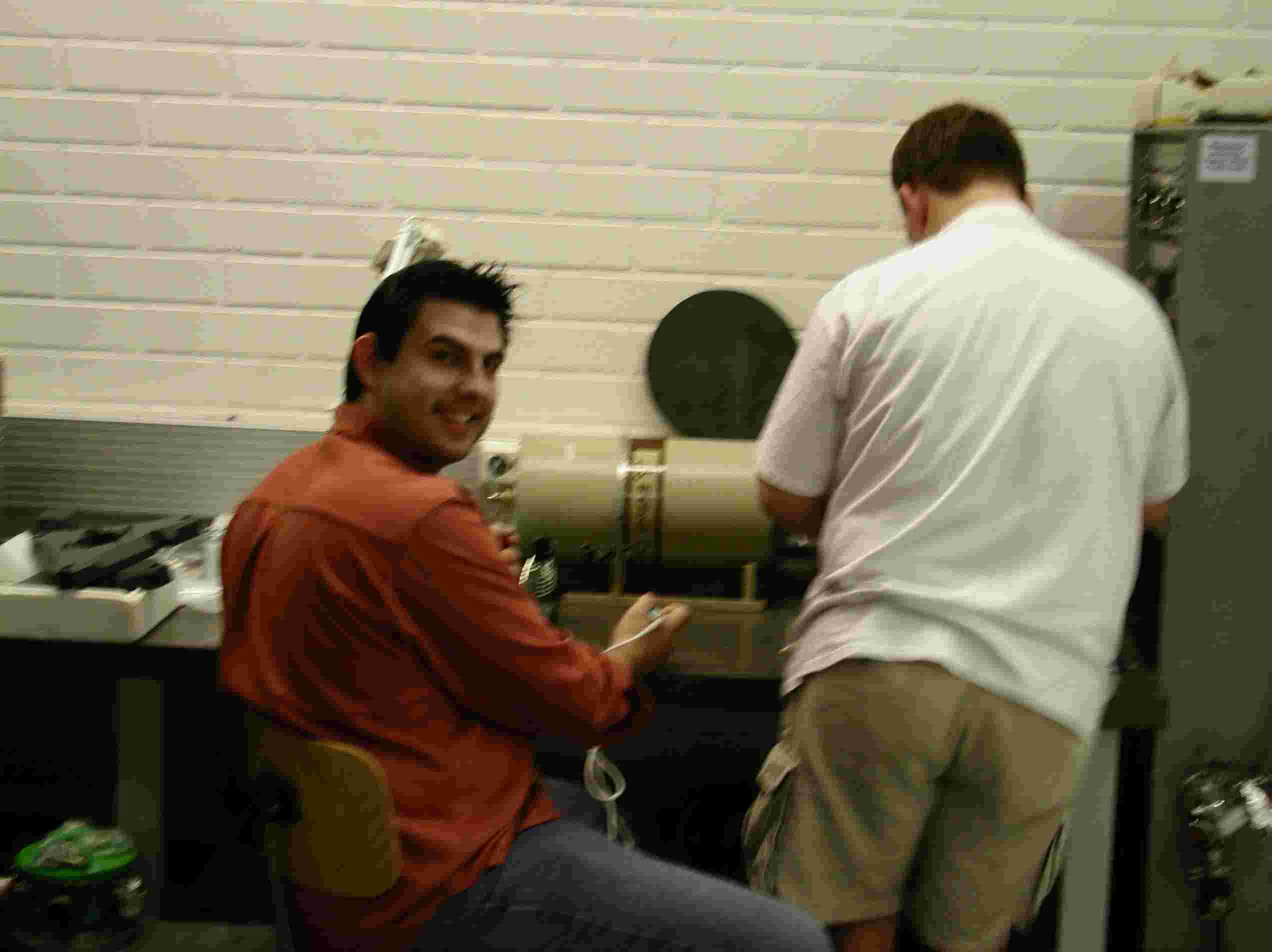 PE & DEA hard at work soldering